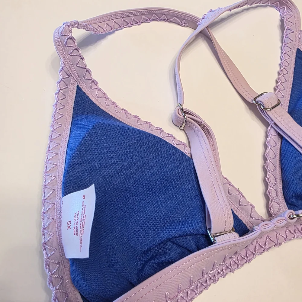 Target Y2K Beach Girlie Blue and Purple  Bikini Top 2016 Summer Aesthetic